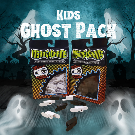 Kids Ghost Pack | 2 Pack Bundle | White and Black Insane Chains