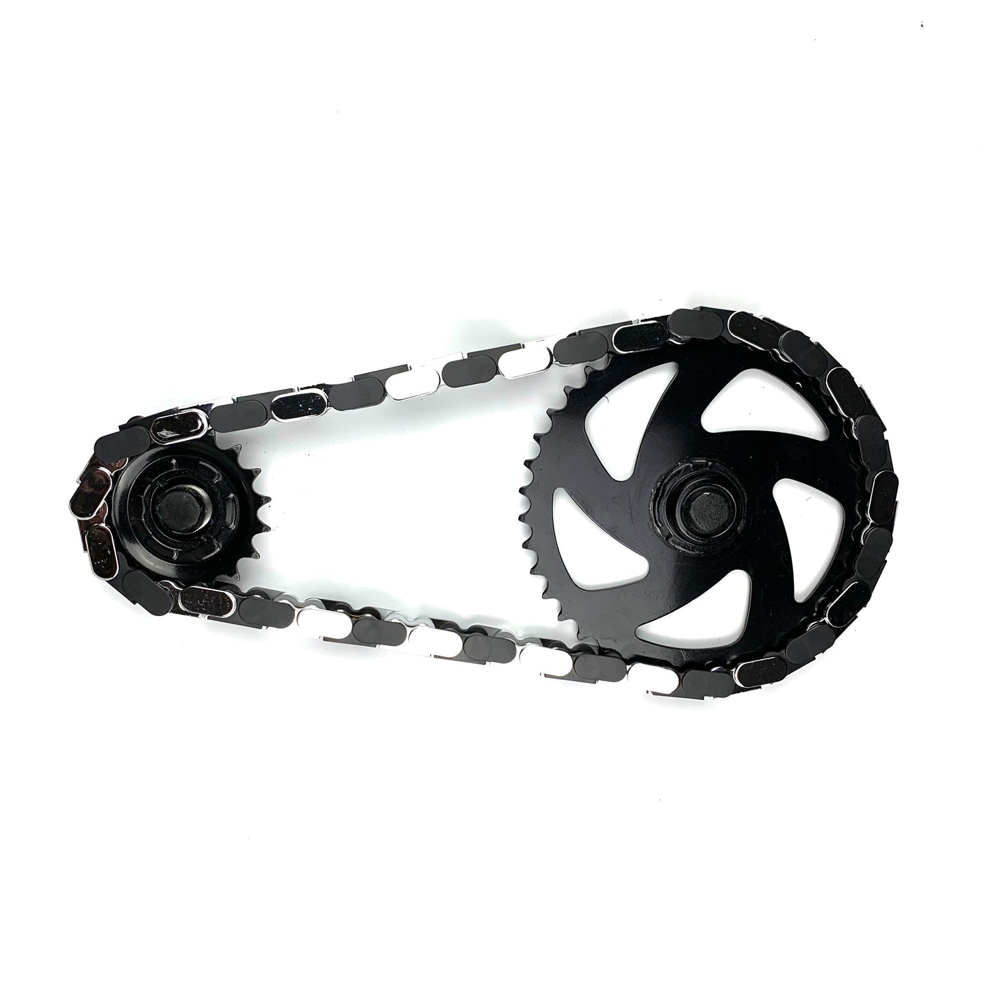 Chrome & Black Chain Caps | Insane Chains