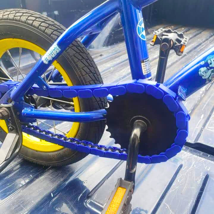 Big Wheelie Bikes - Blue Snap-On Chain Caps