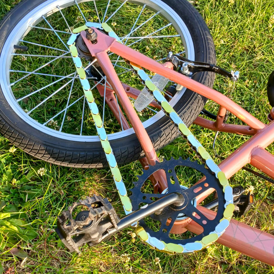 Chrome & Gold Chain Caps