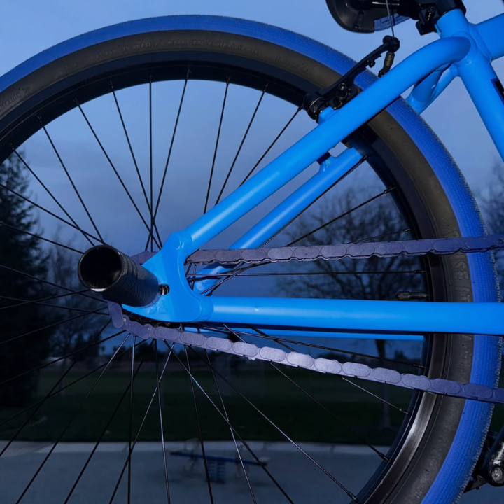 Big Wheelie Bikes - Blue Snap-On Chain Caps