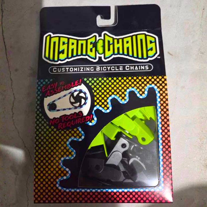 Black & Green Chain Caps