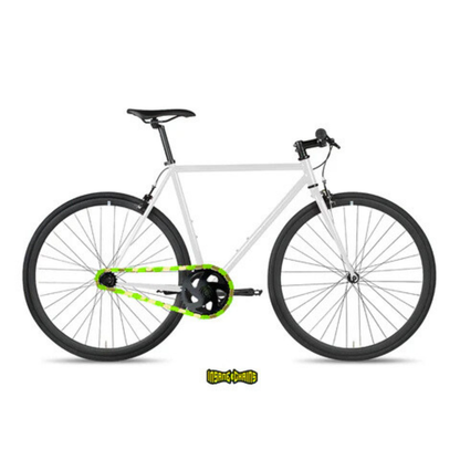 Gold & Bright Green Chain Caps