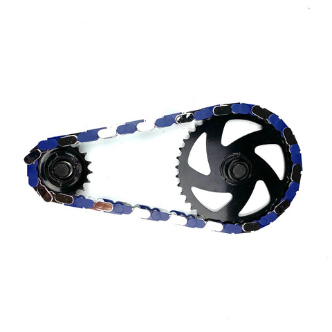 Chrome/Blue