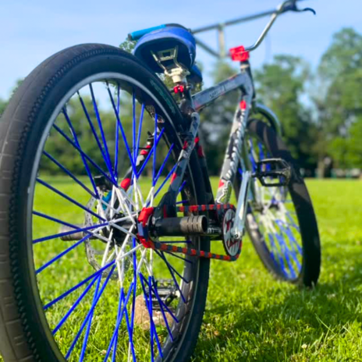 Bike Chain Accessories – Red & Blue Two Tone Insane Chains