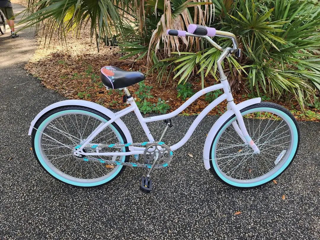Chrome & Teal Chain Caps