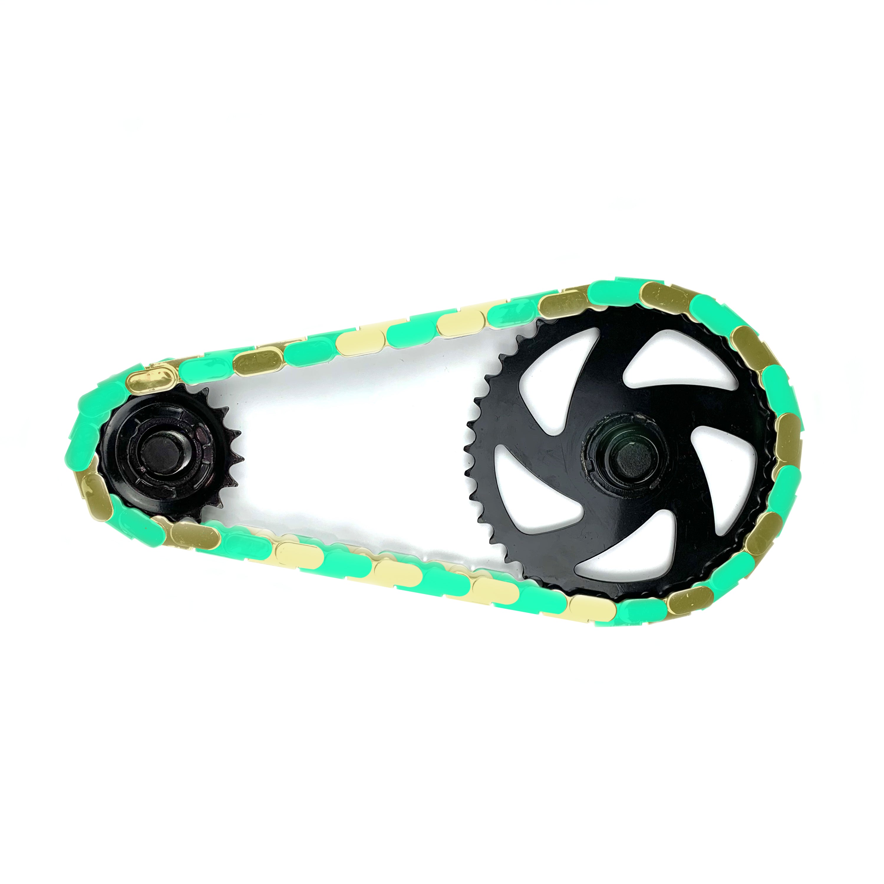 Gold/Teal