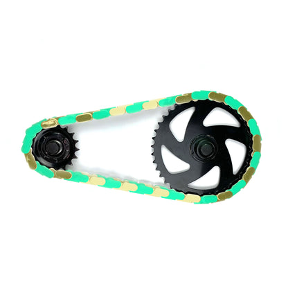 Gold/Teal