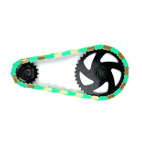 Gold/Teal