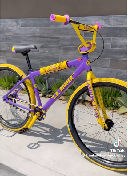 Purple & Yellow Chain Caps