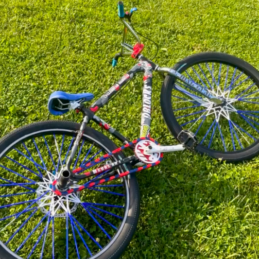 Bike Chain Accessories – Red & Blue Two Tone Insane Chains