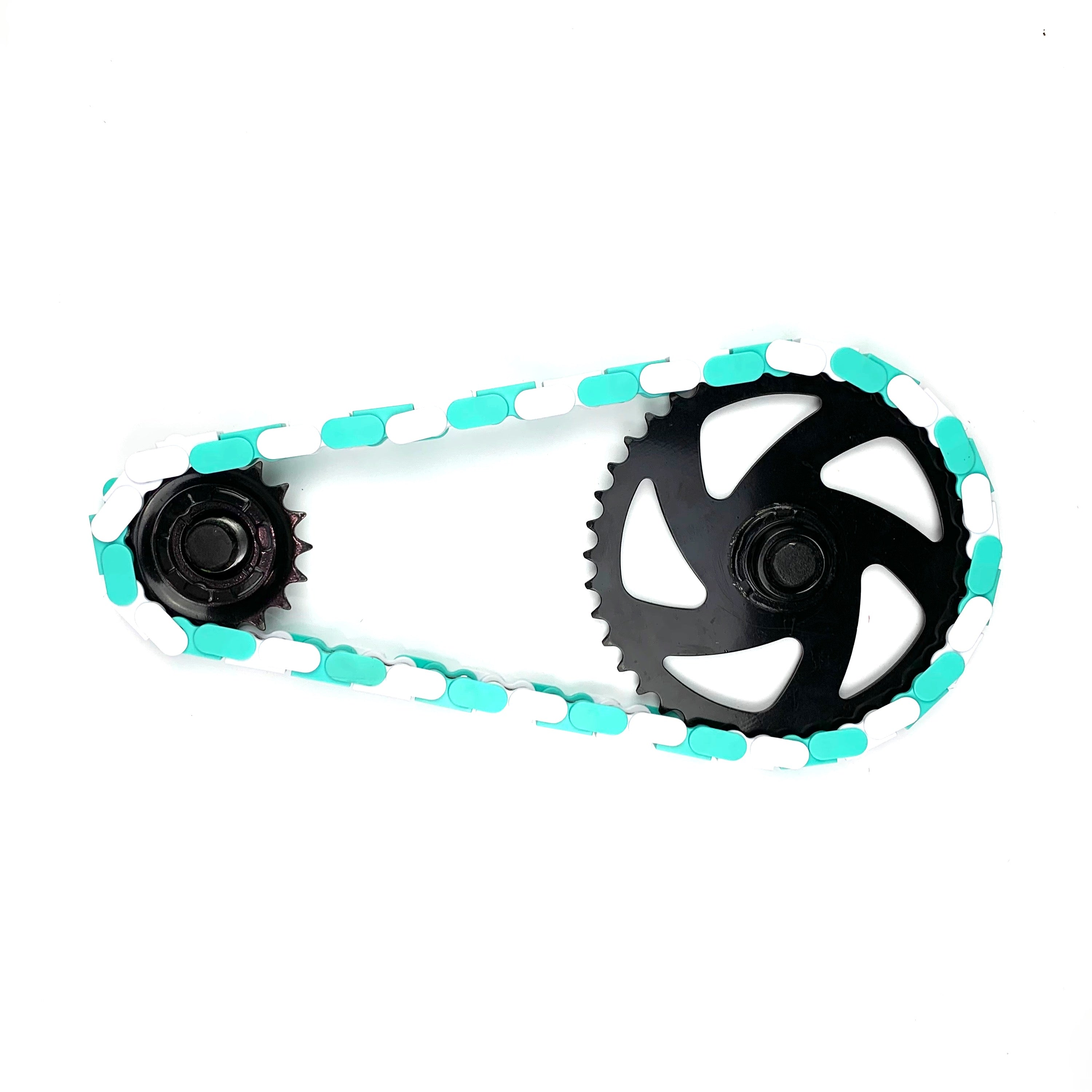 White/Teal