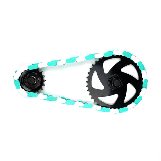 White/Teal