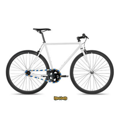 Gold & Blue Chain Caps