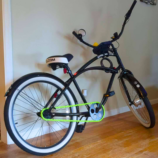 BMX Bikes Green - Snap on Caps Bright Green