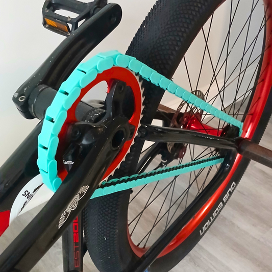 Big Wheelie Chain Caps - Teal - Easy Snap on  – 56 Piece (Adults & Teens) / 35 Piece (Kids)