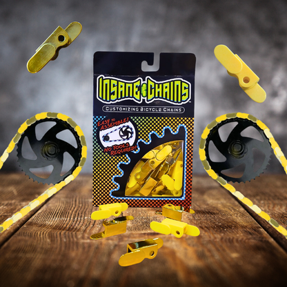 Gold & Yellow Chain Caps