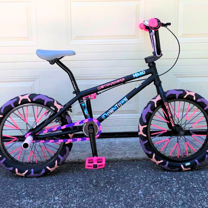 Purple & Pink Chain Caps