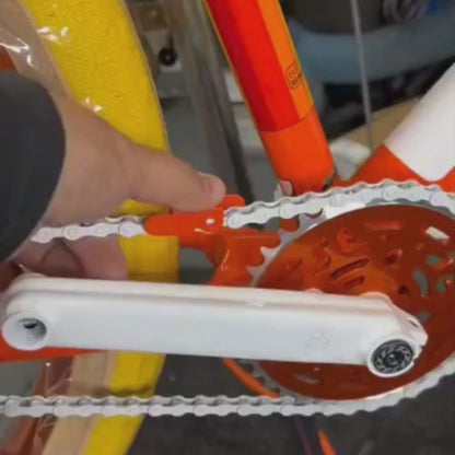 Bike Chain Cover – Yellow & Orange Two Tone Insane Chains