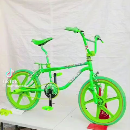 BMX Bikes Green - Snap on Caps Bright Green