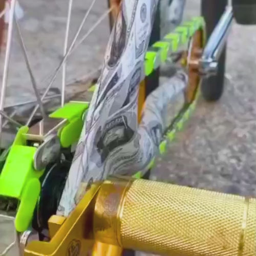 Chrome & Bright Green