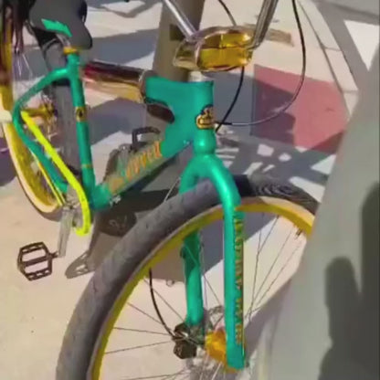 Colored Bike Chain – Yellow & Bright Green Two Tone Insane Chains