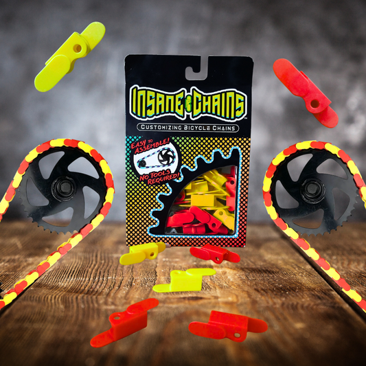 Red & Yellow Chain Caps